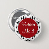 Brautjungfer Button (Vorne & Hinten)