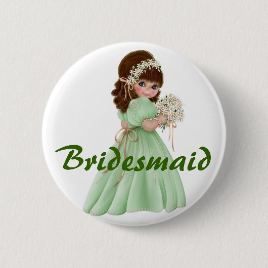 Brautjungfer Button (Vorderseite)