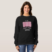 Brautjungfer Damen - Ich Steh Hinter Dir Passender Sweatshirt (Vorne ganz)