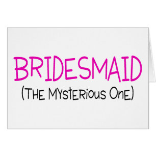 Brautjungfer das mysteriöse