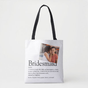 Brautjungfer Definition Foto Hochzeitsgeschenk Tasche