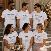 Brautjungfer Definition T-Shirt