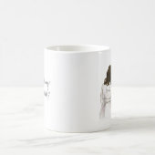Brautjungfer? DK-Br-gewelltes Braut-DK-Br-Mädchen Kaffeetasse (Mittel)