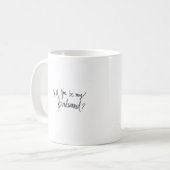 Brautjungfer? Dunkles Kaffeetasse (Vorderseite Links)