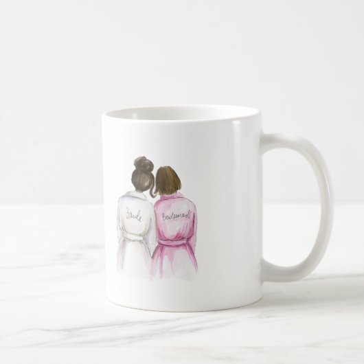 Brautjungfer? Dunkles Kaffeetasse (Rechts)