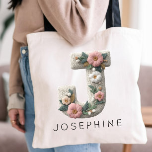 Brautjungfer   Effekt der Floralen Stickerei mit i Tragetasche
