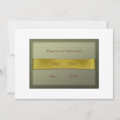 Brautjungfer Einladung (Rückseite)