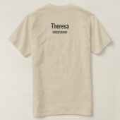 Brautjungfer Espresso Martini Junggesellinnenabsch T-Shirt (Design Rückseite)