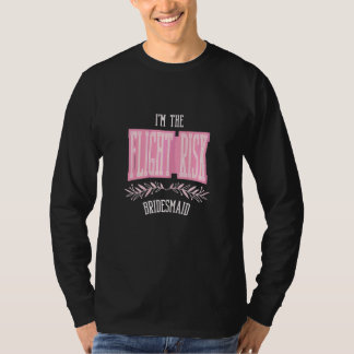 Brautjungfer Flugrisiko passendes Junggesellinnena T-Shirt