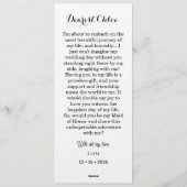 Brautjungfer-Fotostreifen 3 Bilder Antrags-Karte Einladung (Rückseite)