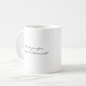 Brautjungfer Geschenk-Tasse Kaffeetasse (Vorderseite Links)