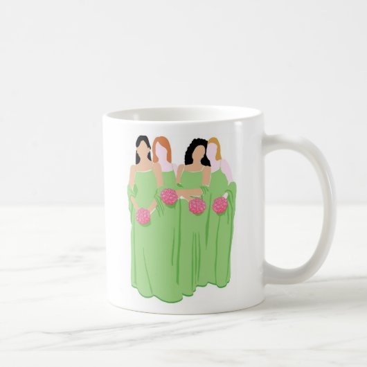 Brautjungfer Geschenk-Tasse Kaffeetasse (Rechts)