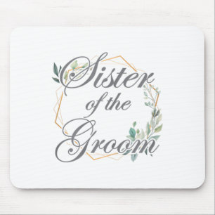 Brautjungfer Hochzeit Braut Schwester Des Bräutiga Mousepad