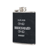 Brautjungfer Hochzeit Flachmann (Links)