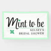 Brautjungfer Hochzeit: Mint to Be Banner (Horizontal)