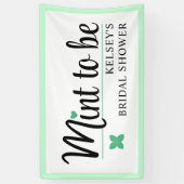 Brautjungfer Hochzeit: Mint to Be Banner (Vertikal)