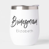 Brautjungfer Hochzeit Schwarz Weiß (Links)