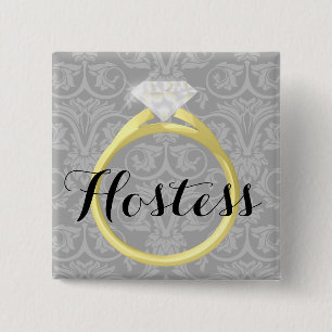 Brautjungfer Hochzeitsfeier Name-Tag Button