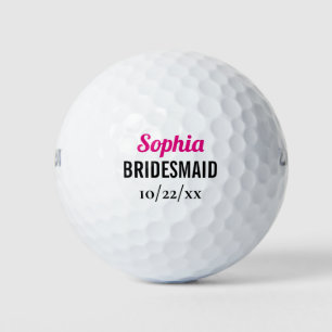 Brautjungfer Hochzeitsgeschenk Junggesellinnenabsc Golfball