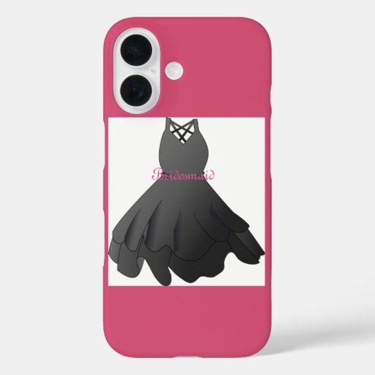 Brautjungfer Hochzeitskleid Case-Mate iPhone Hülle (Rückseite)