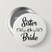 Brautjungfer Hochzeitsprobe-Dinner Button (Vorne & Hinten)