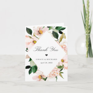 Brautjungfer-Hortensien-Blumen-Hochzeit-Dankeskart Dankeskarte