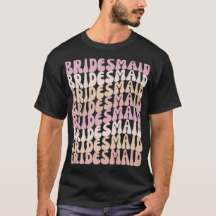 Brautjungfer I Do Crew Retro Junggesellinnenabschi T-Shirt