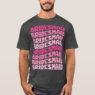 Brautjungfer I Do Crew Retro Junggesellinnenabschi T-Shirt