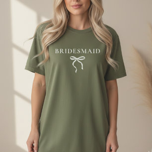 Brautjungfer individuell gestaltetes Shirt für Bra