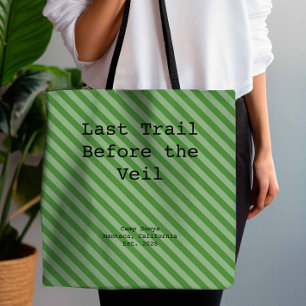 Brautjungfer-Junggesellinnenabschied in Garten-Grü Tasche