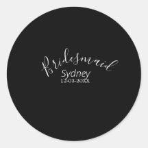 Brautjungfer Junggesellinnenabschied Name modern 