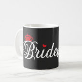 Brautjungfer Knopf Kaffeetasse (Vorderseite Links)