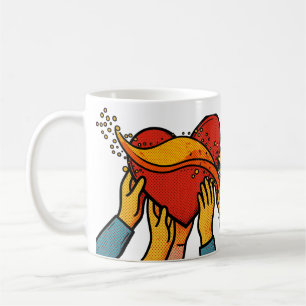 Brautjungfer Liebesherz Hochzeitsgeschenk Süßes Pa Kaffeetasse