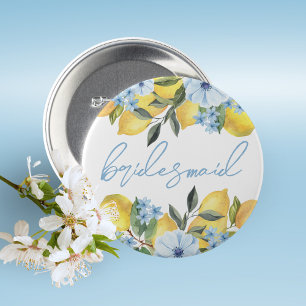 Brautjungfer-Limonien-Junggesellinnenabschied-Anst Button
