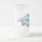 Brautjungfer Mattglas Bierglas (Mittel)