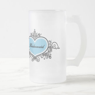 Brautjungfer Mattglas Bierglas