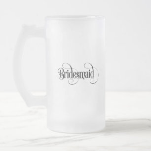 Brautjungfer Mattglas Bierglas