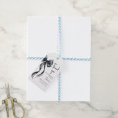 Brautjungfer-Party-Geschenkanhänger mit schwarzer Geschenkanhänger (Mit Garn)