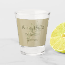 Brautjungfer Personalisiertes Schnapsglas