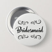 Brautjungfer Probedinner Button (Vorne & Hinten)