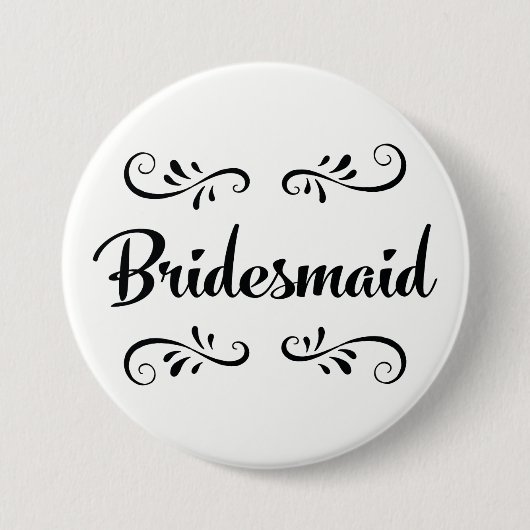 Brautjungfer Probedinner Button (Vorderseite)