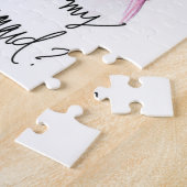 Brautjungfer? Puzzlespiel-bewegt dunkles Puzzle (Seite)