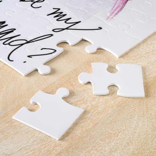 Brautjungfer? Puzzlespiel-blondes Puzzle (Seite)