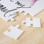 Brautjungfer? Puzzlespiel-rotes Puzzle (Seite)