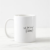 Brautjungfer? Rotes Kaffeetasse (Links)