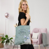 Brautjungfer | Salbeigrün und florale Hochzeit Tasche