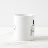 Brautjungfer? Schwarzes Brötchen-Braut-DK-Br Kaffeetasse (Mittel)