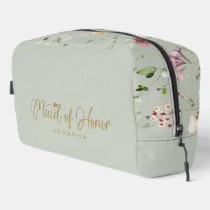 Brautjungfer Skript Name Accessoire Geschenk Waschbeutel