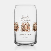 Brautjungfer-Soda-Glas Dosenglas (Vorderseite)