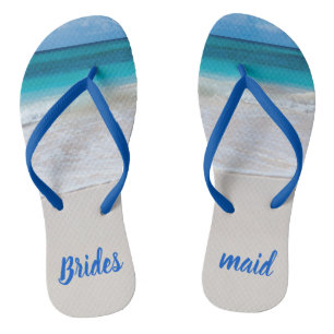 Brautjungfer Strand Hochzeit Flip Flops Badesandalen